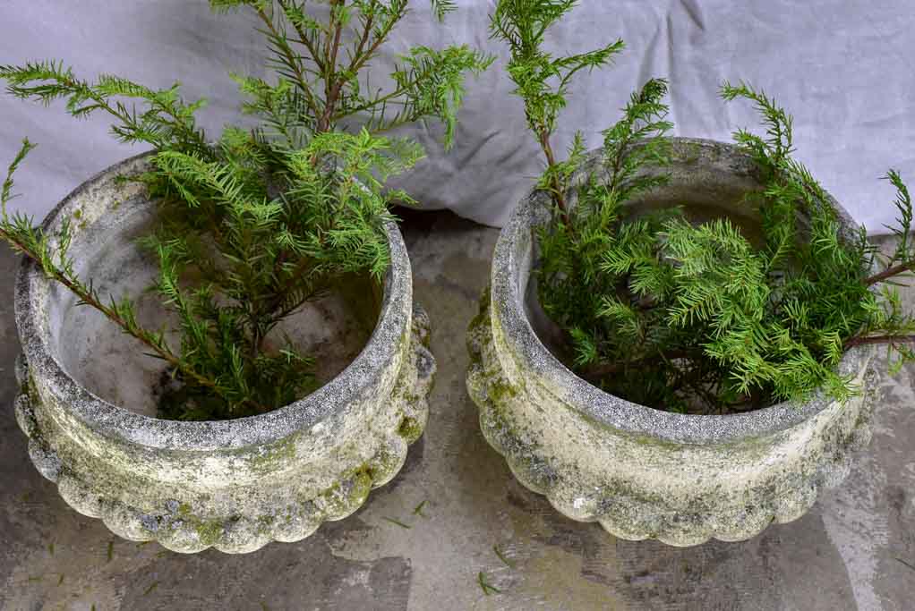 Pair of mid century French garden planters