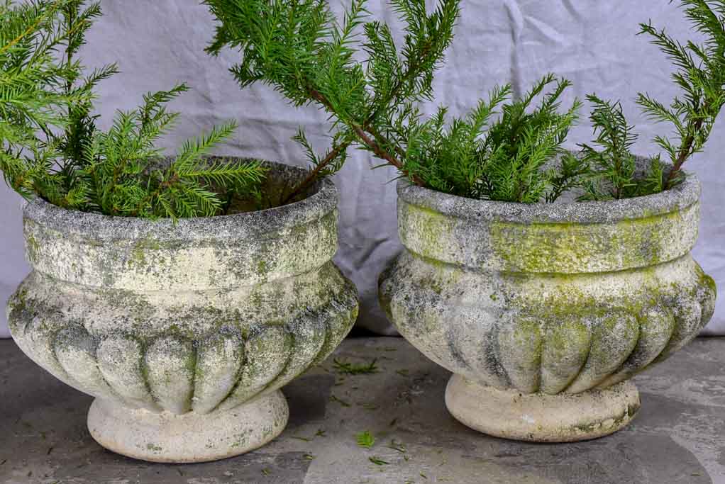 Pair of mid century French garden planters