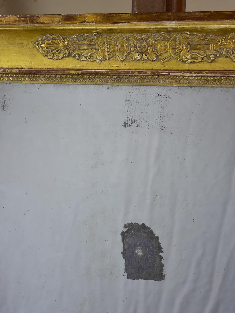 Large early 19th-century mirror with gilded frame