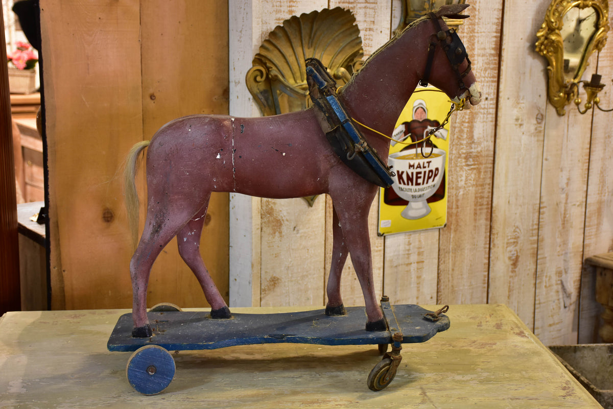 Antique French toy horse