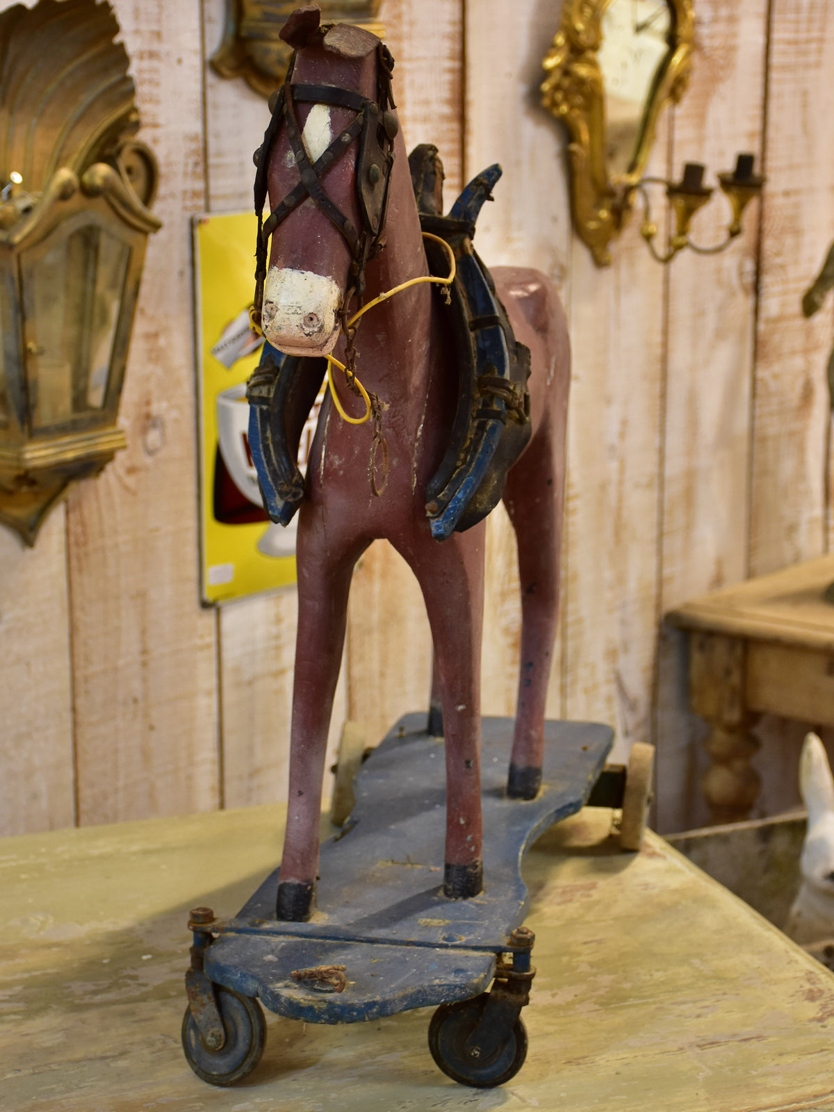 Antique French toy horse