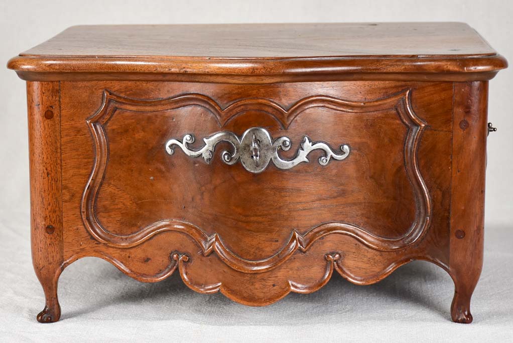 Rare 18th century French document chest with lock