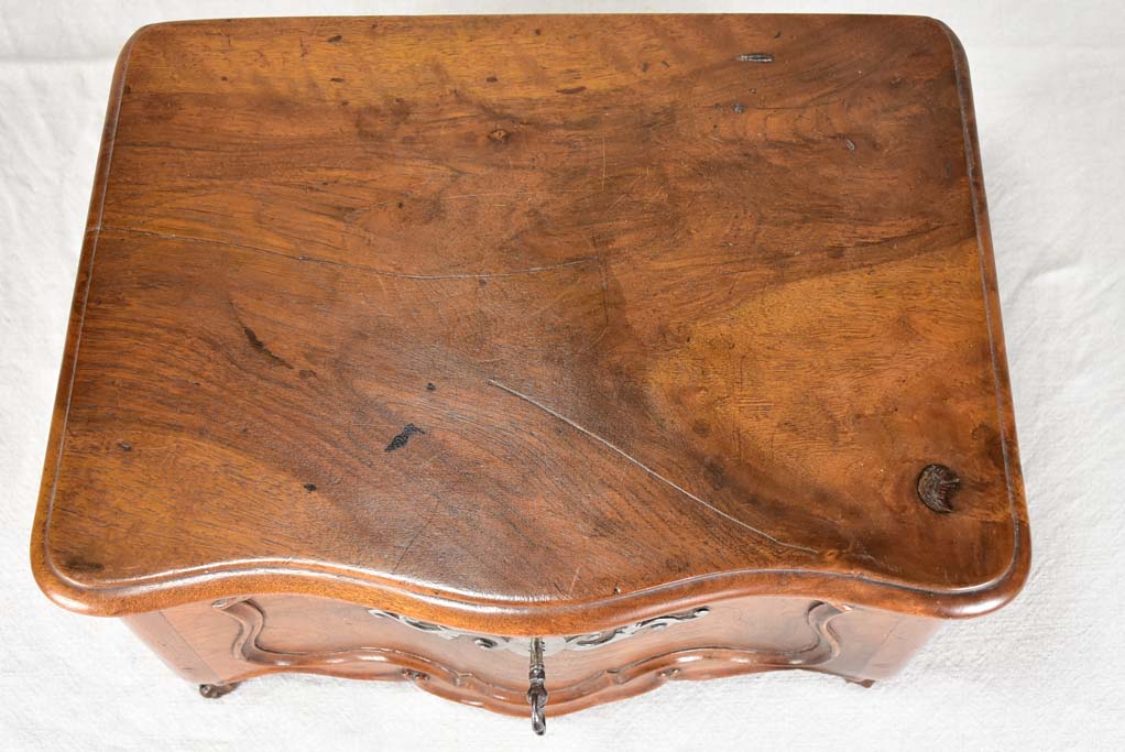 Rare 18th century French document chest with lock