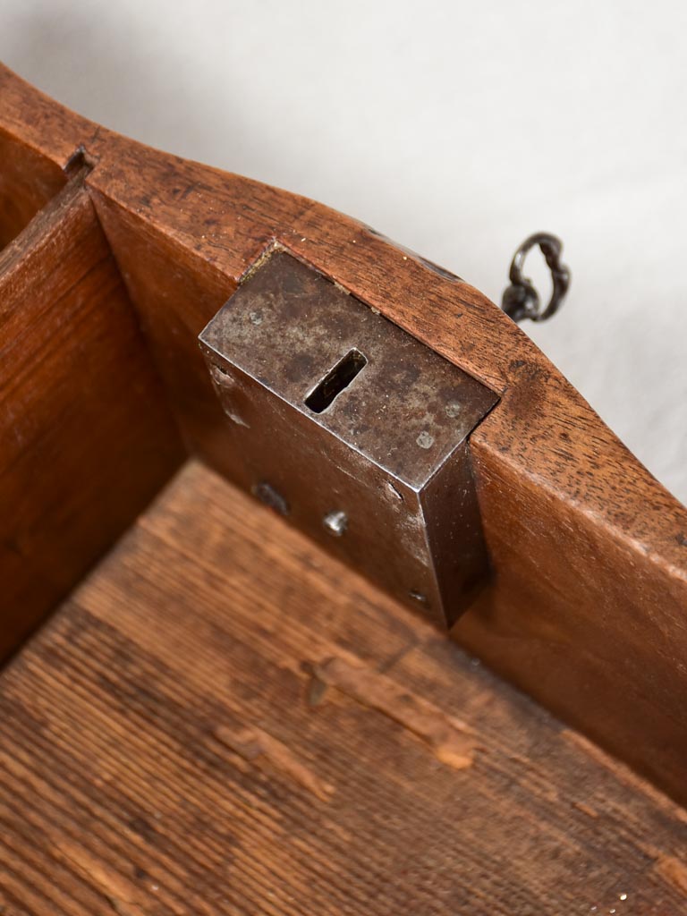 Rare 18th century French document chest with lock