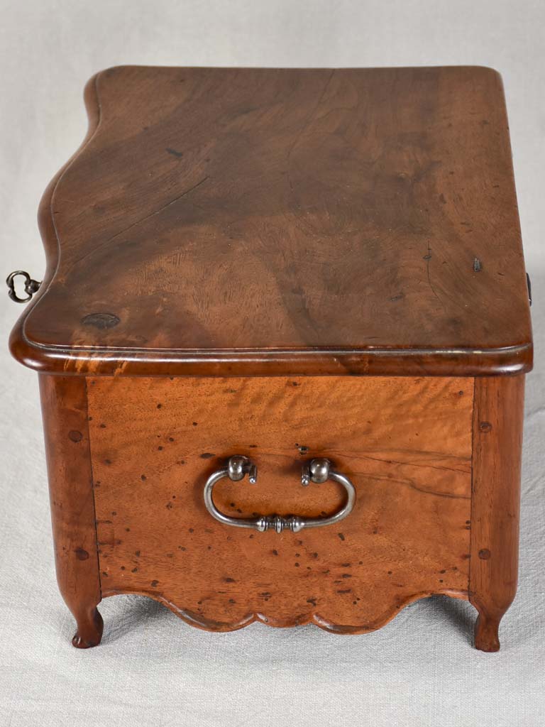Rare 18th century French document chest with lock
