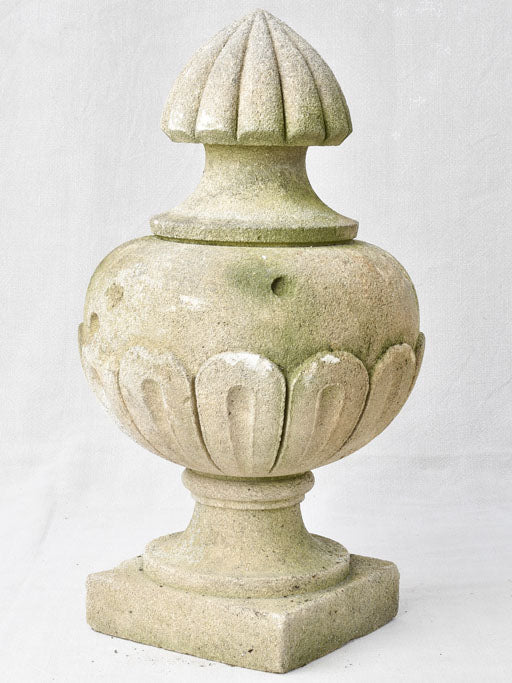 Antique French stone finial 20½"