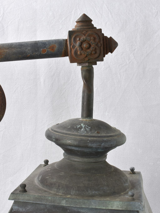 Very large French wall lantern 39¾"