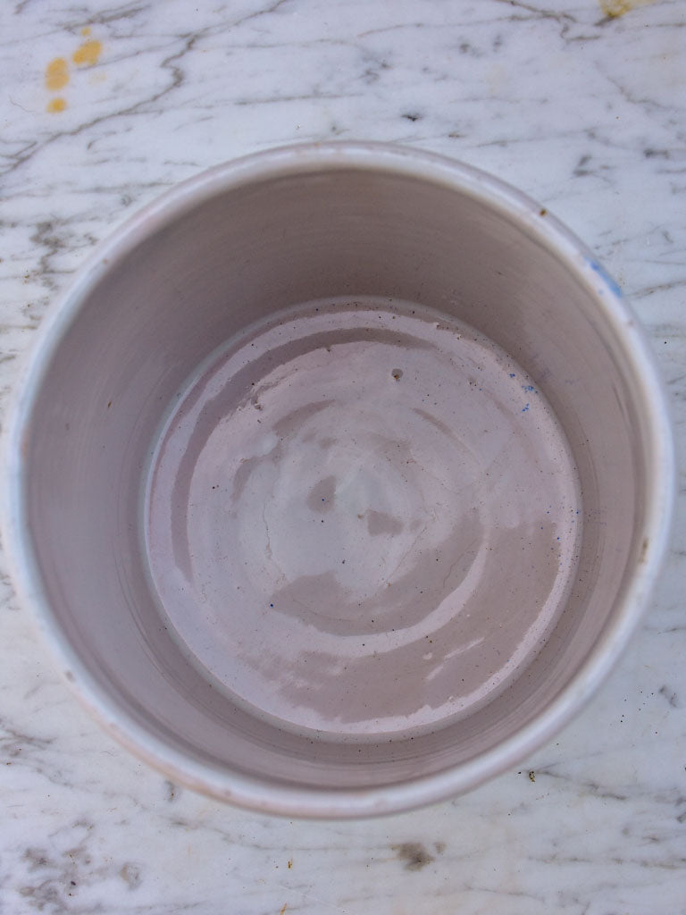 Early 20th Century French ceramic Tabac container