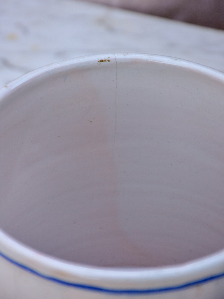 Early 20th Century French ceramic Tabac container