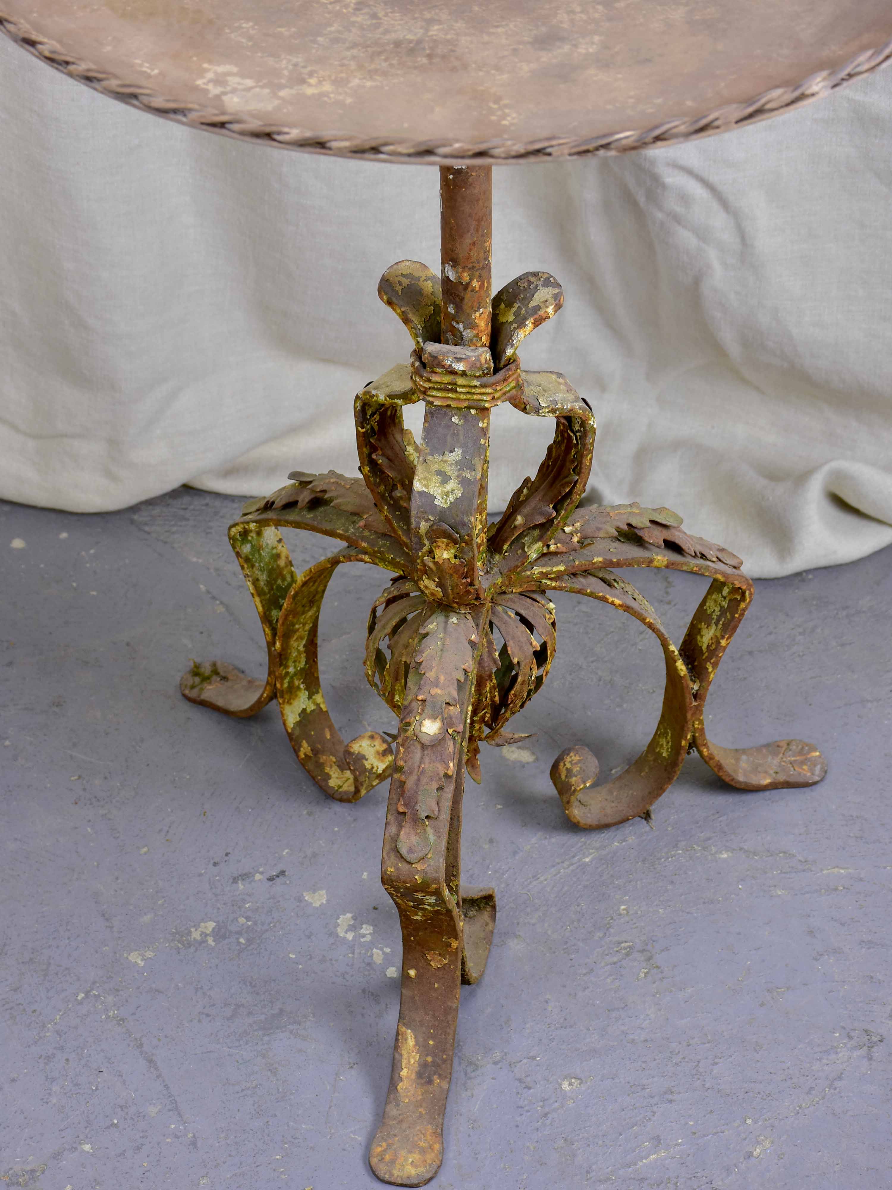 Mid-century Spanish garden table