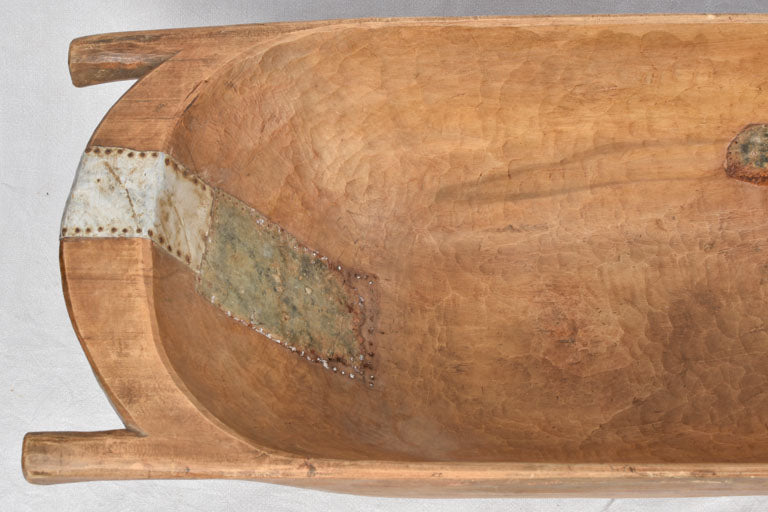 Huge wooden trough / industrial mixing bowl 52"