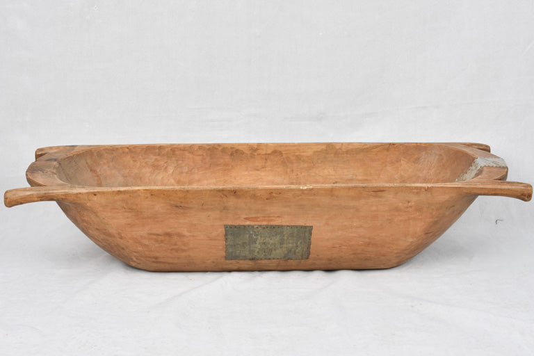 Huge wooden trough / industrial mixing bowl 52"