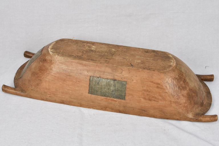 Huge wooden trough / industrial mixing bowl 52"