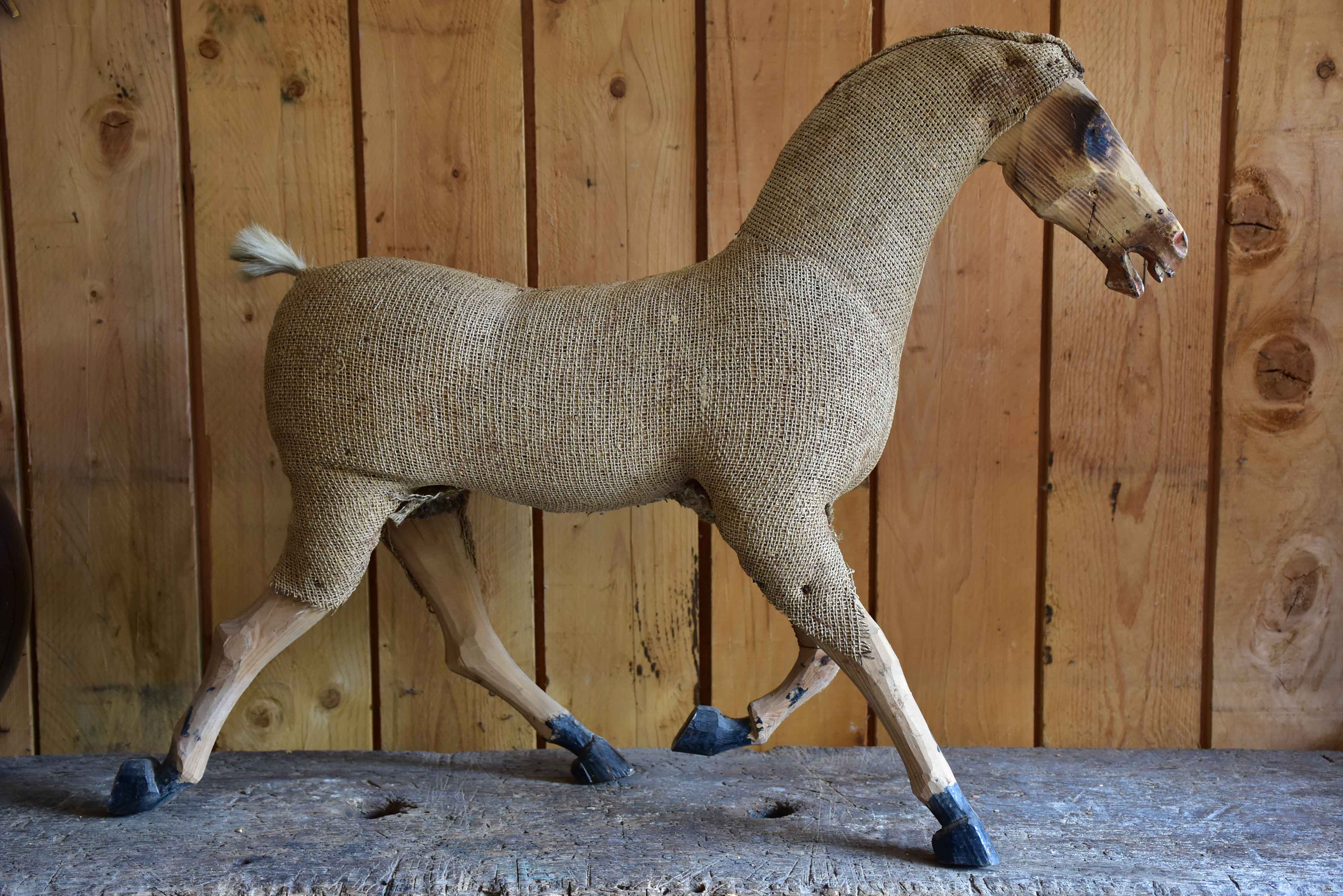Antique French toy horse