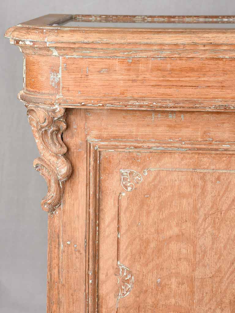 Late 19th century shop counter from a haberdashery boutique 59"