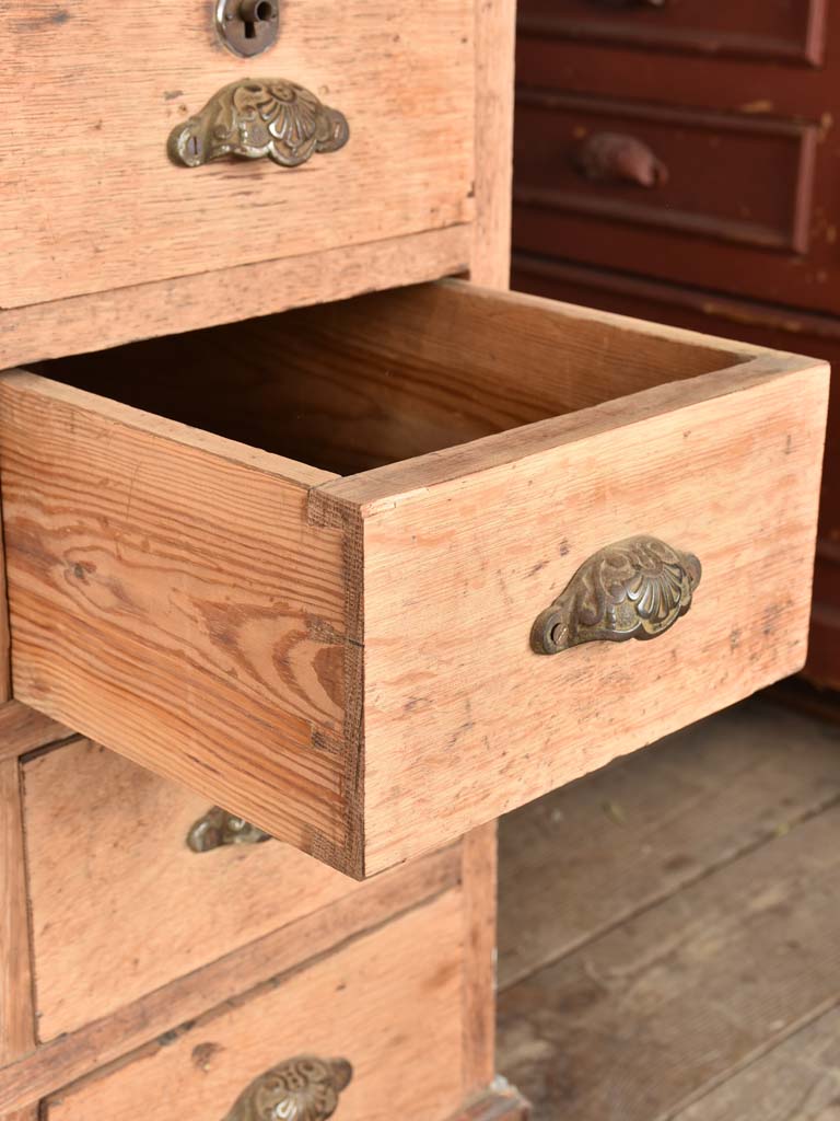 Late 19th century shop counter from a haberdashery boutique 59"