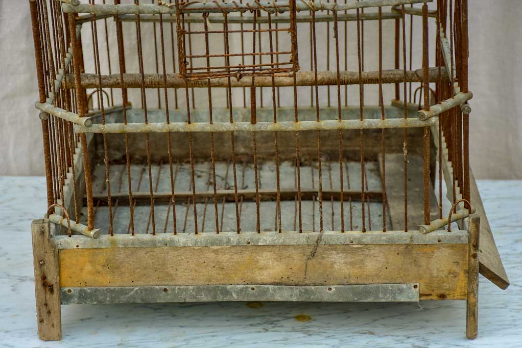 Large antique French birdcage