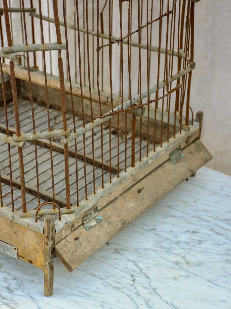 Large antique French birdcage