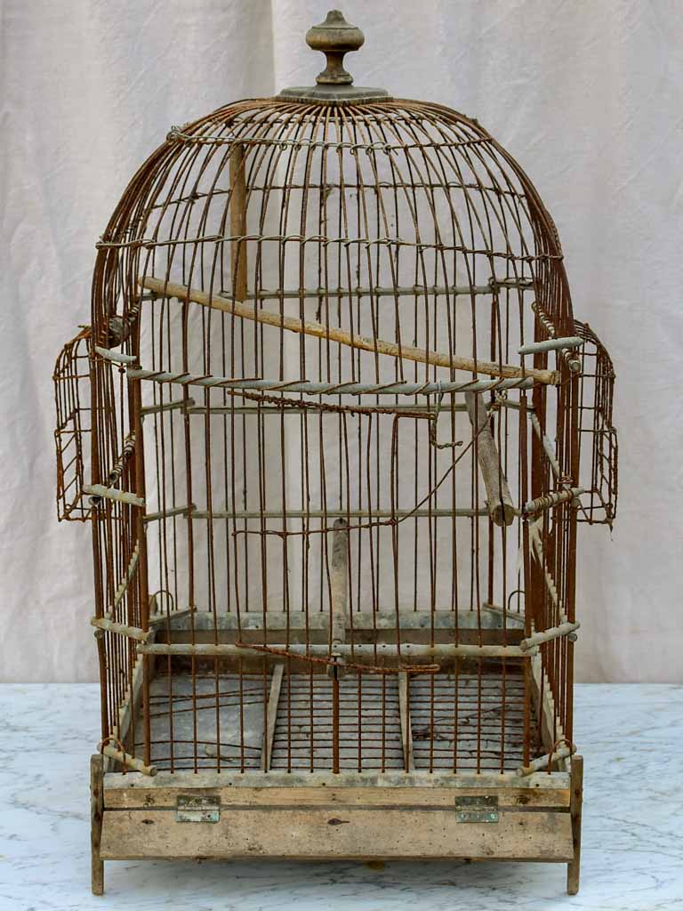 Large antique French birdcage