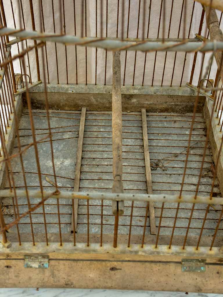 Large antique French birdcage