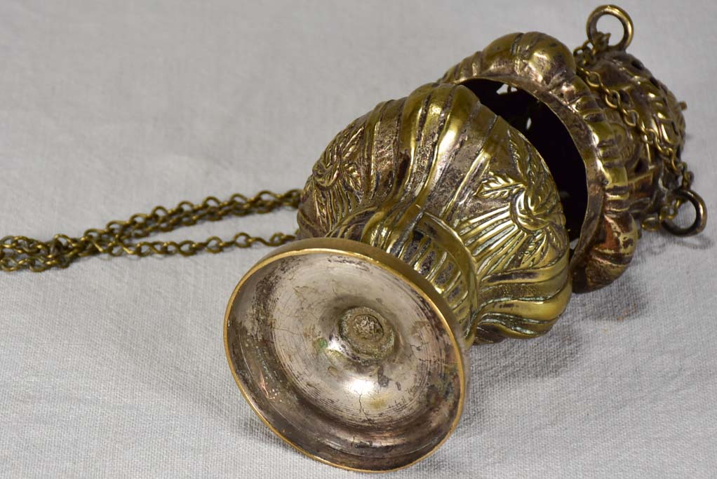 Antique Wheat Motif Religious Artifact