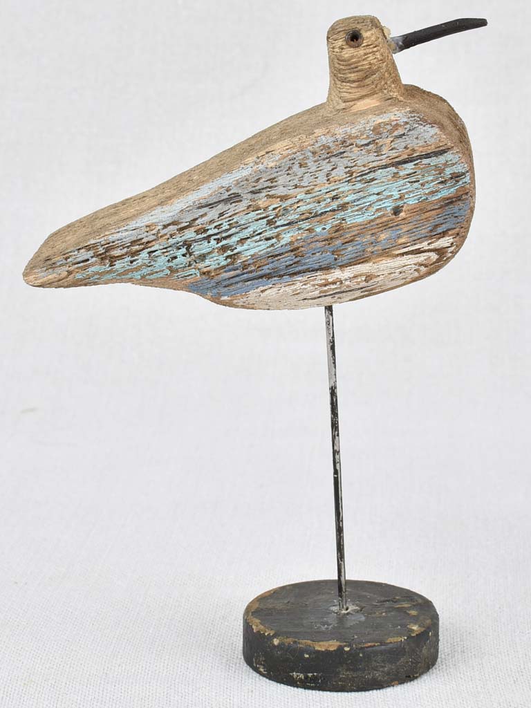 Bird sculpture (wooden), vintage 7½"