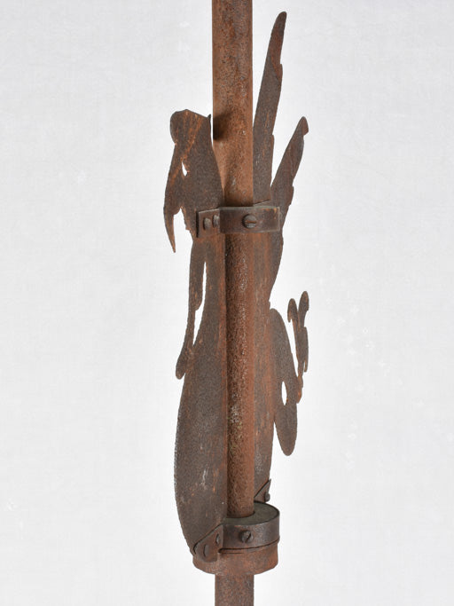 Antique French Iron Dragon Weathervane