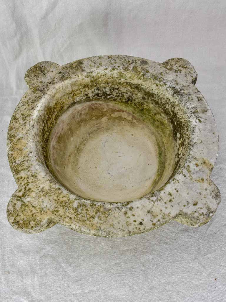 19th century French stone kitchen mortar 17¼"