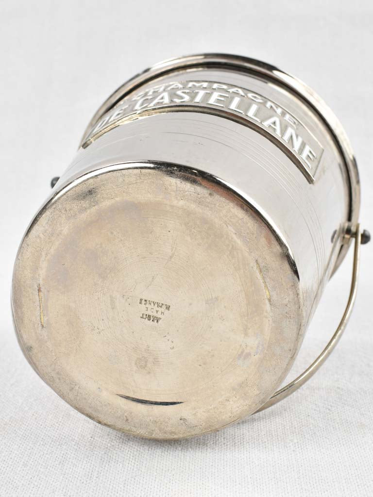 Small 1930's ice bucket - De Castellane 6"
