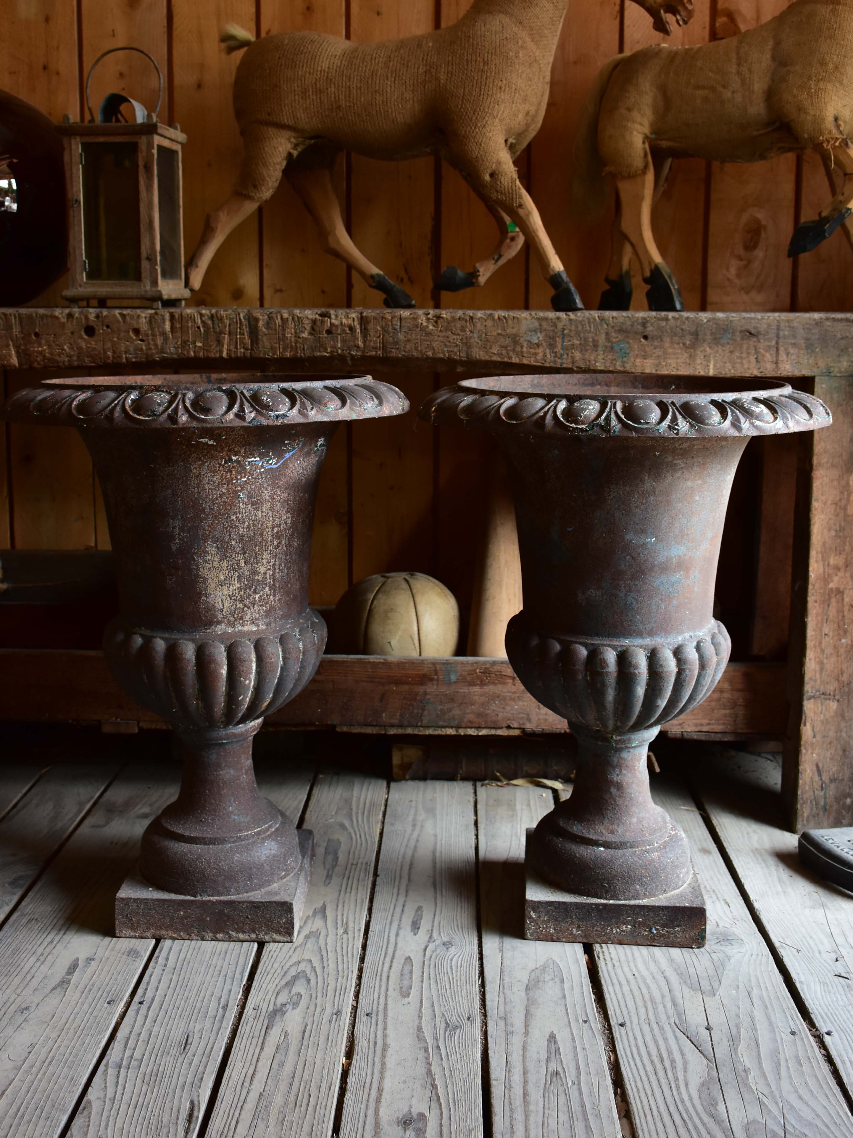 Pair of early 20th century Medici Urns