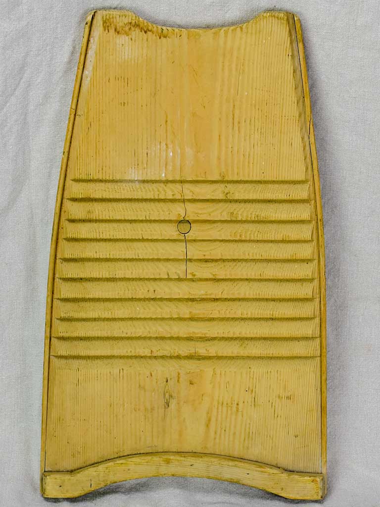 Mid century French wooden wash board 13½" x 22½"