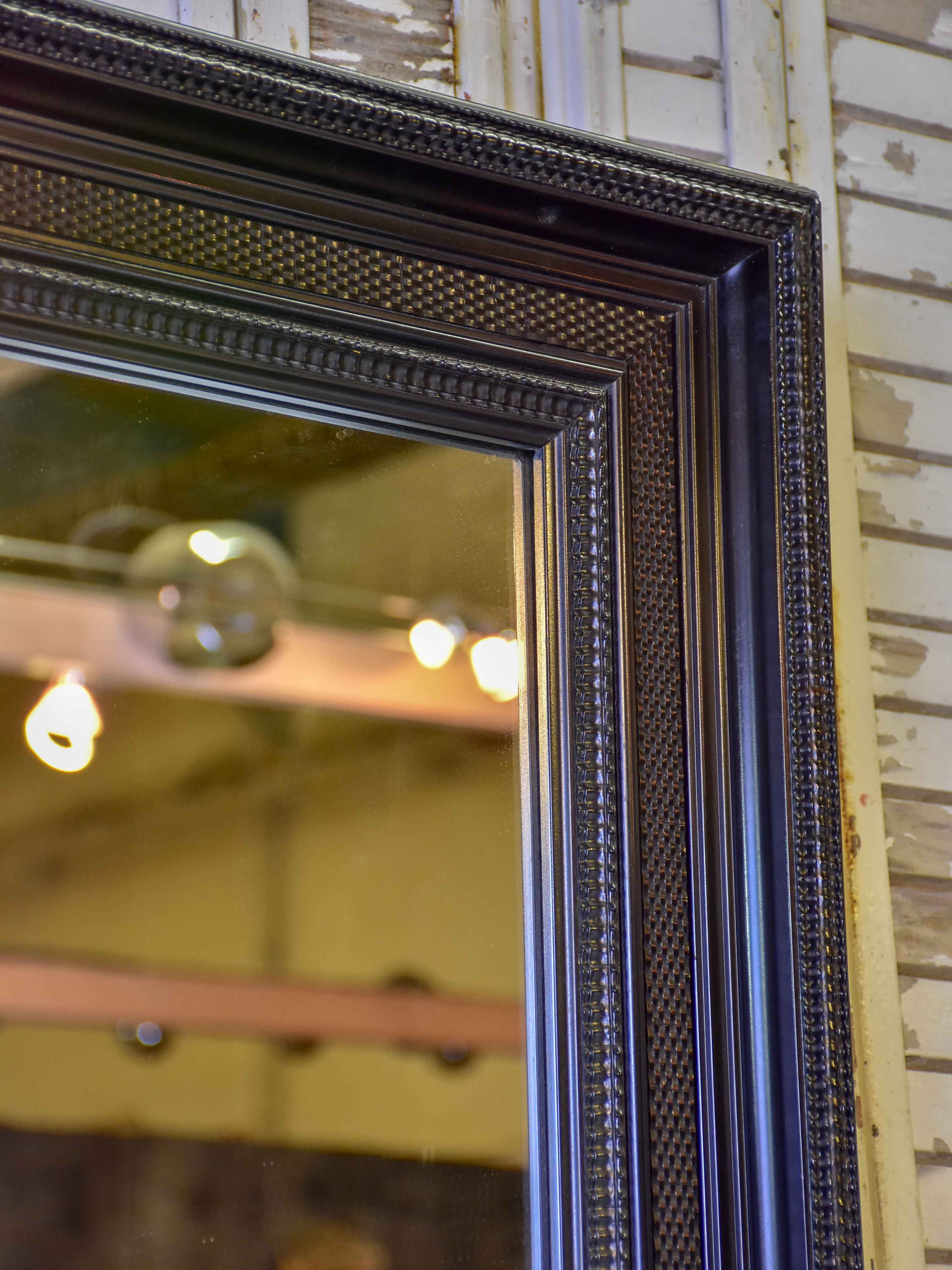 Mid-century French mirror from a bistro 37 ½'' x 47 ¼''