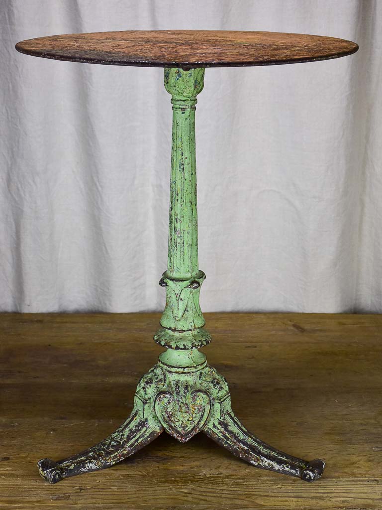 Antique French Napoleon III bistro garden table