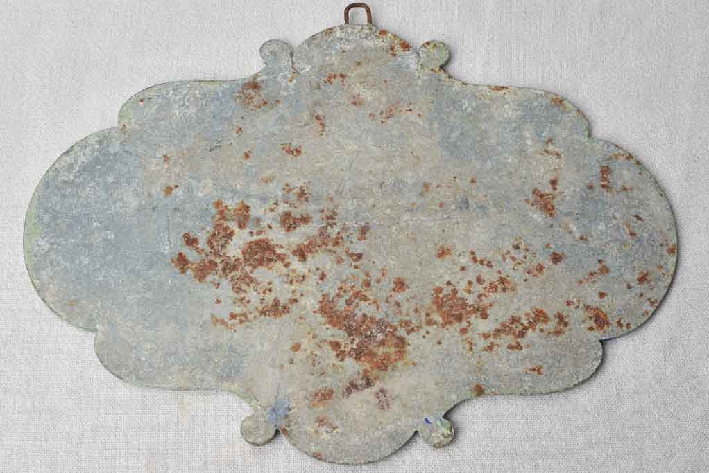 Antique 19th century cast iron French farming prize 13¾"