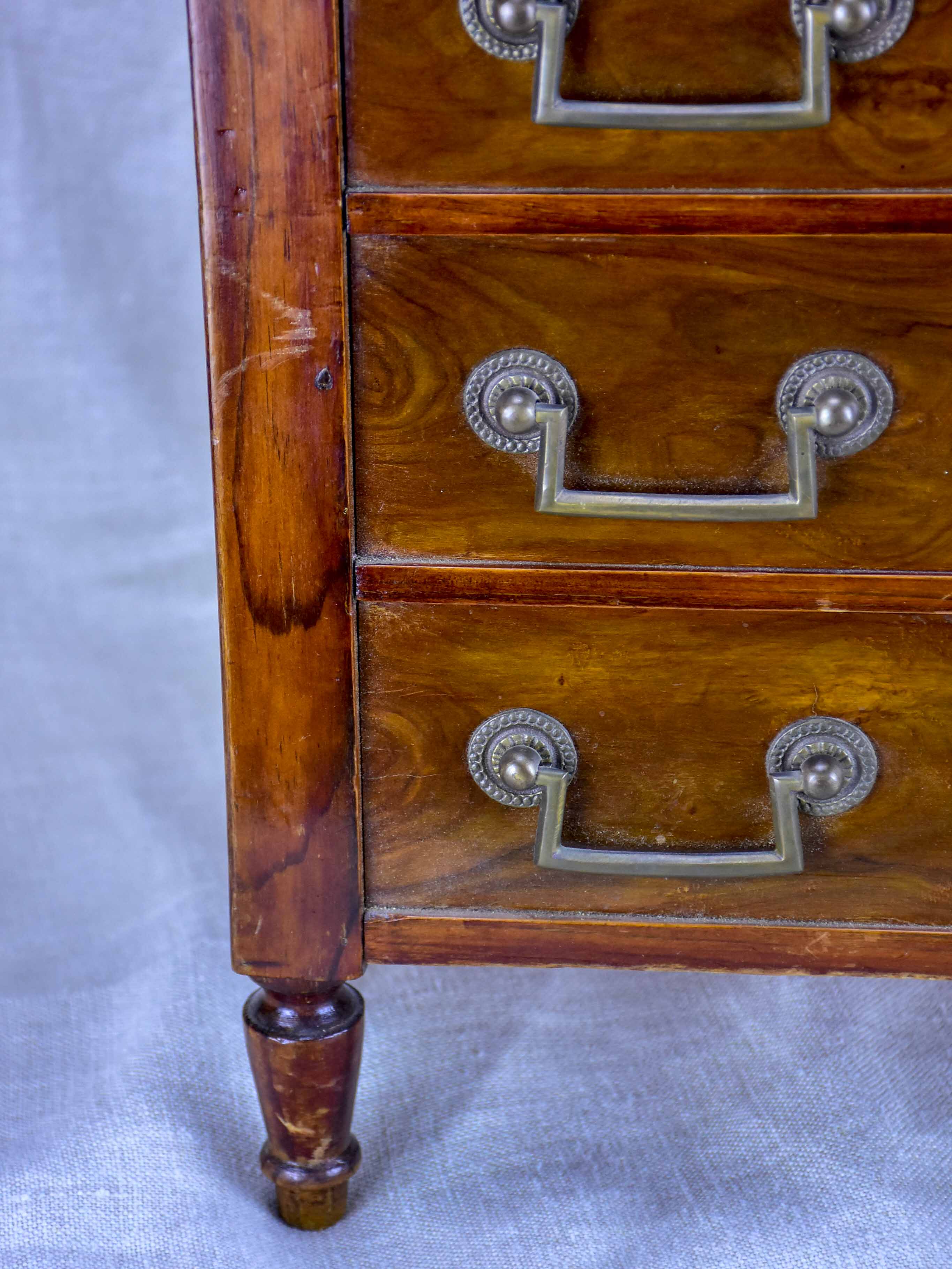 Antique French miniature commode de maîtrise