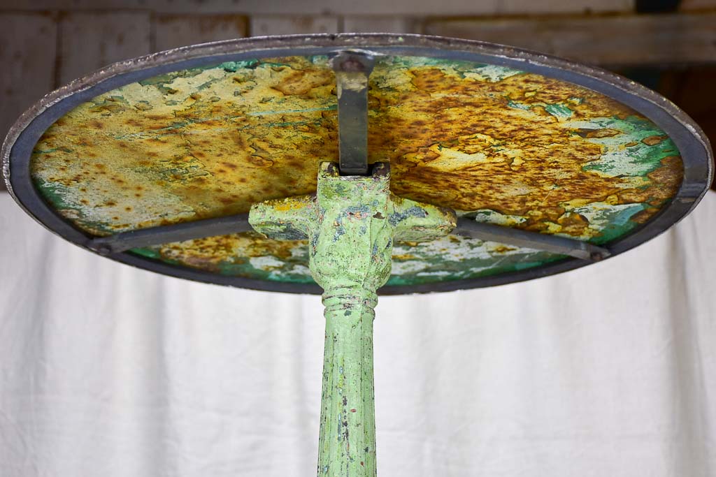 Antique French Napoleon III bistro garden table