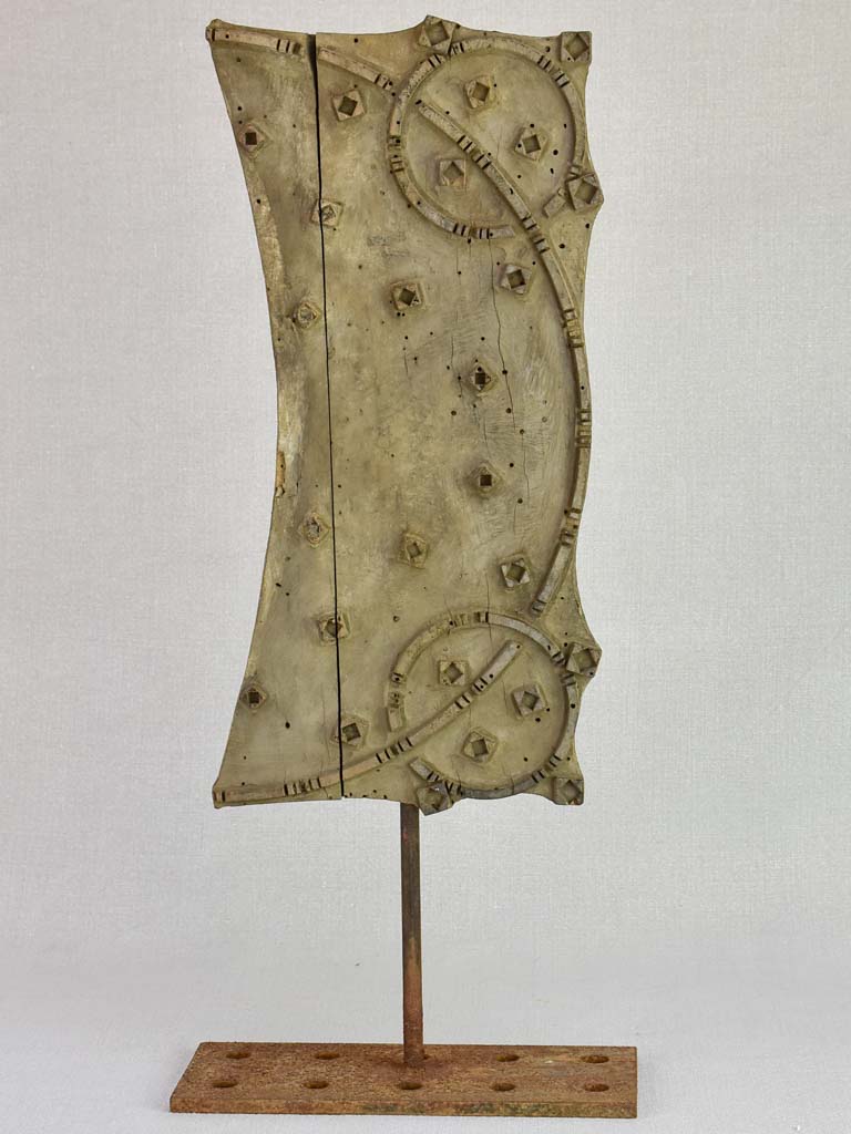 Collection of SEVEN salvaged silk printing patterns