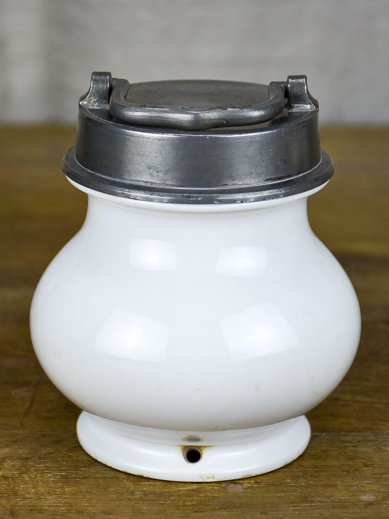 Antique French pot à bouillion - soup carrier
