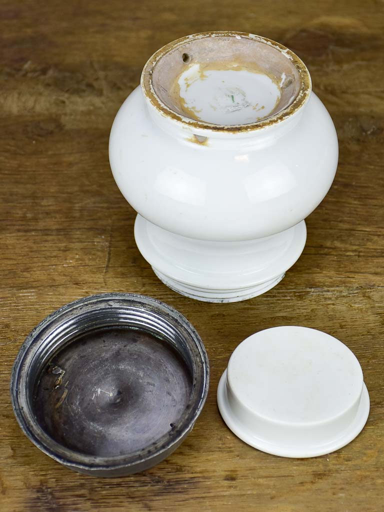 Antique French pot à bouillion - soup carrier