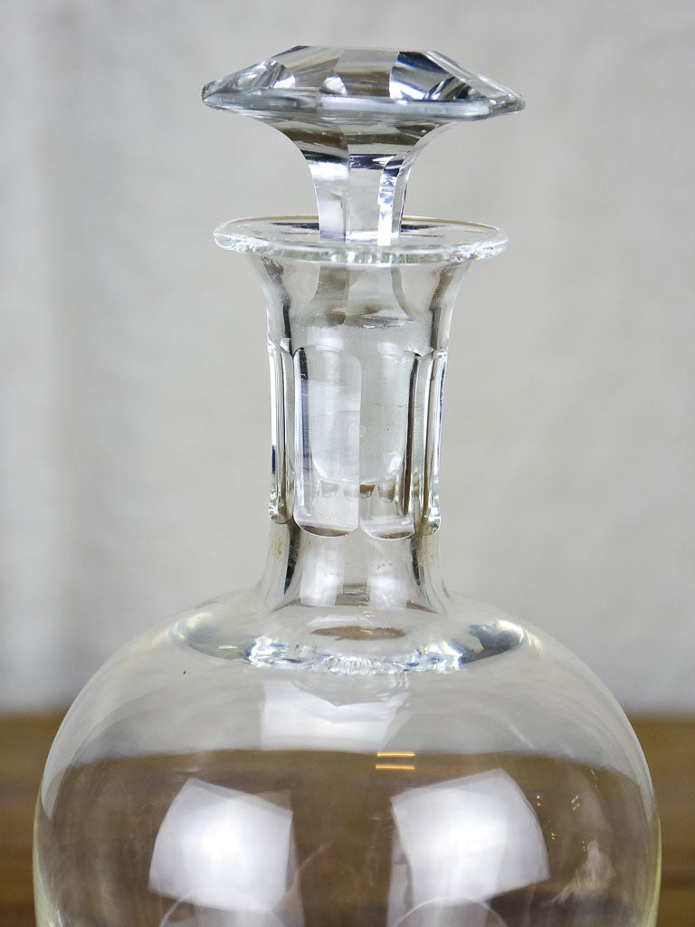 1950's French crystal liqueur decanter