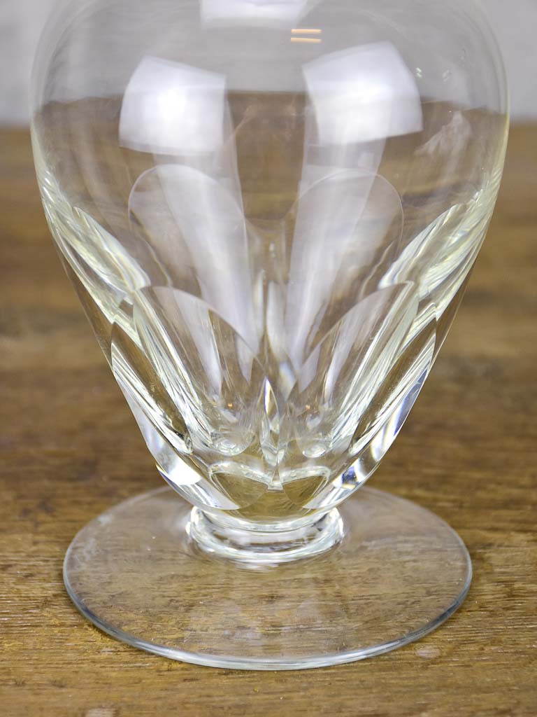 1950's French crystal liqueur decanter