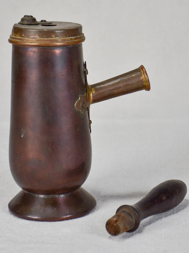 Vintage unscrewable handle chocolate maker