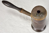 Old-world styled chocolate brewing utensil