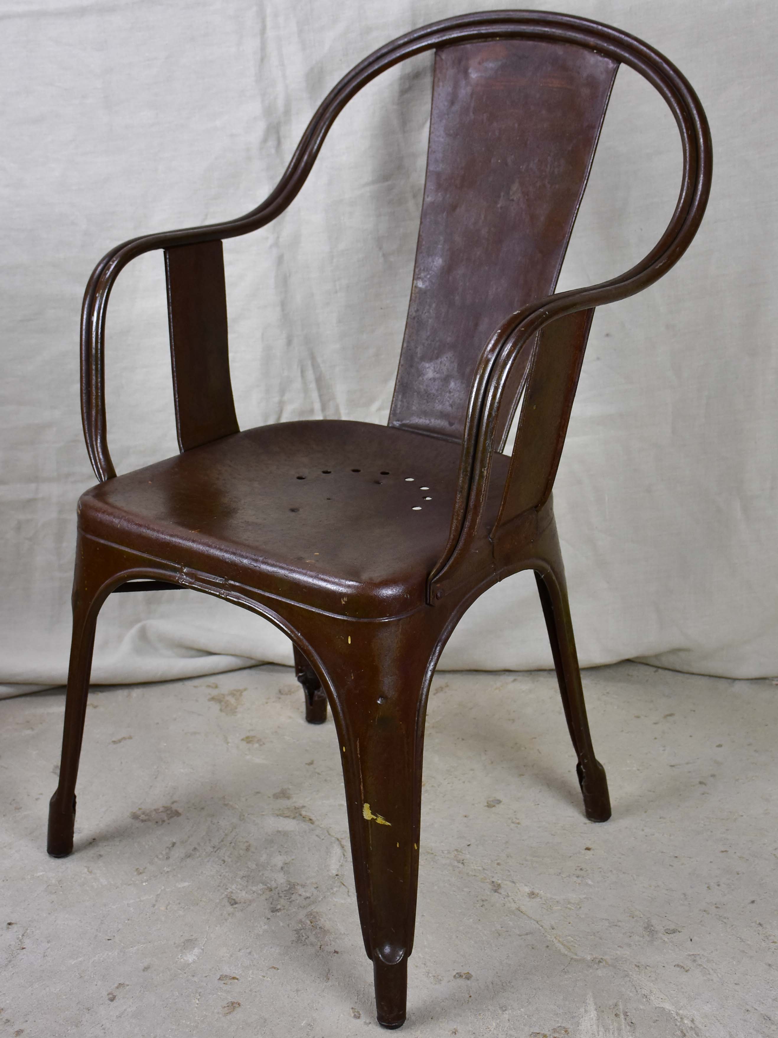 Pair of original Tolix armchairs - 1930's