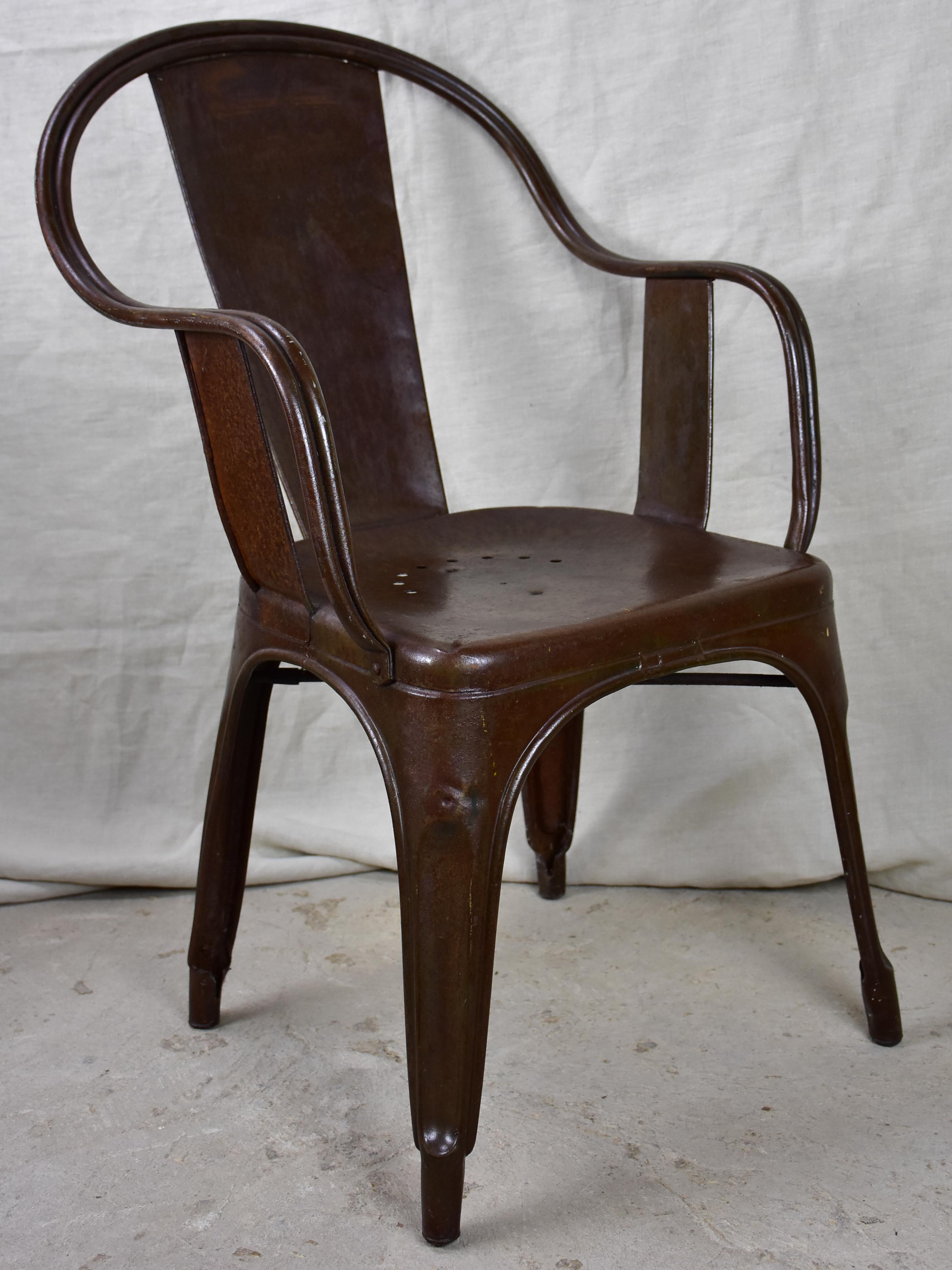 Pair of original Tolix armchairs - 1930's