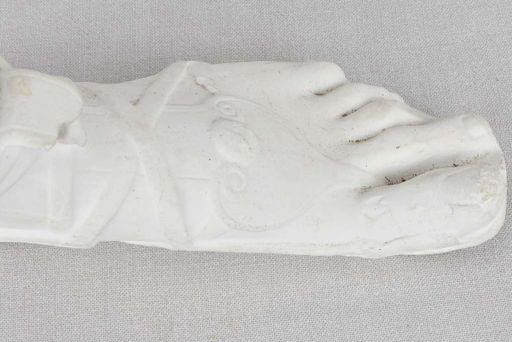 Classic 1960s Roman Sandal Plaster Sculpture