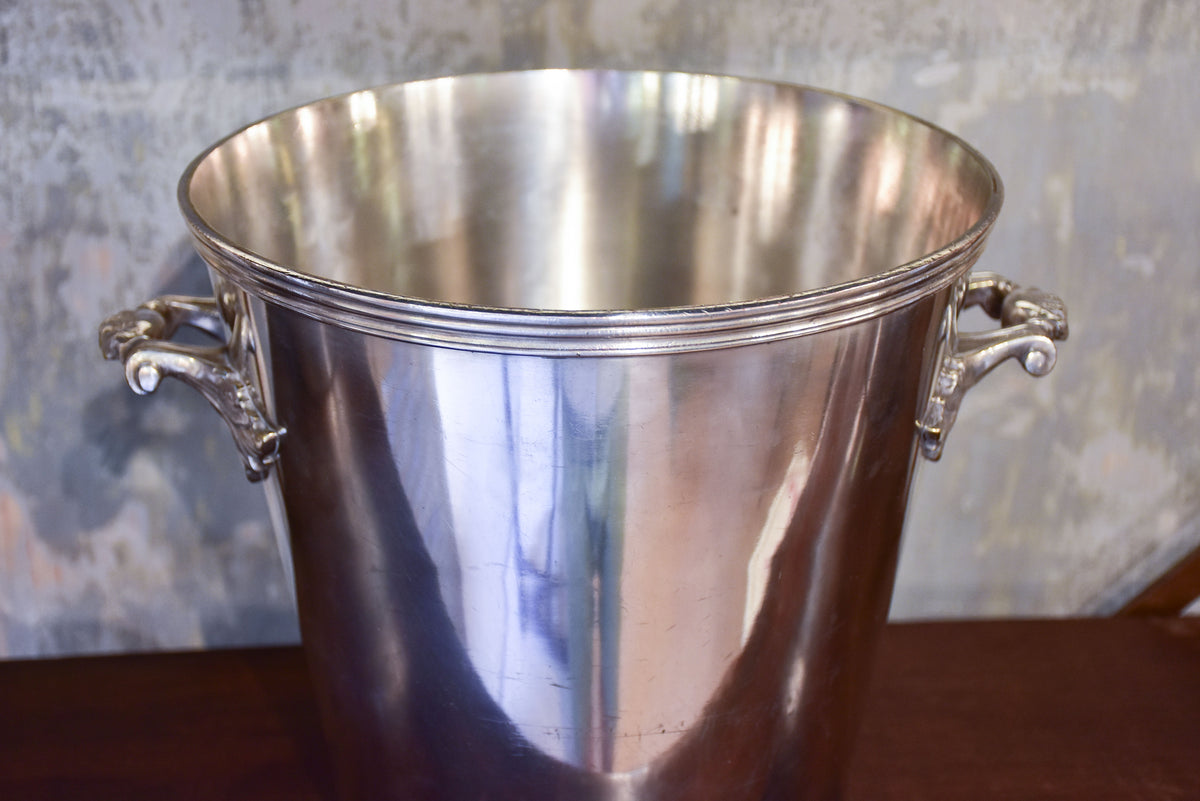 Large Art Nouveau champagne bucket by Orfèvrerie