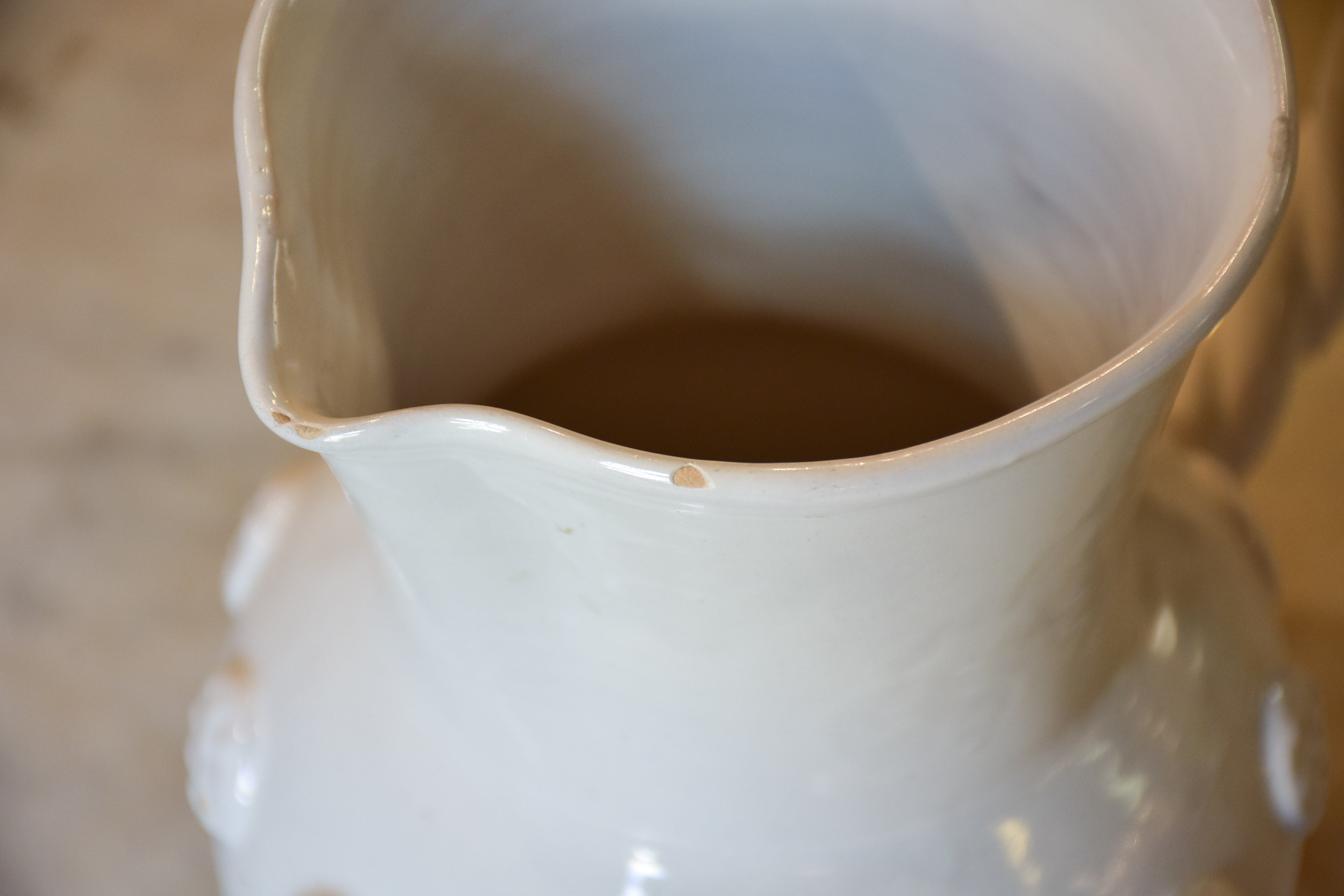 Vintage Emile Tessier jug with twisted handle