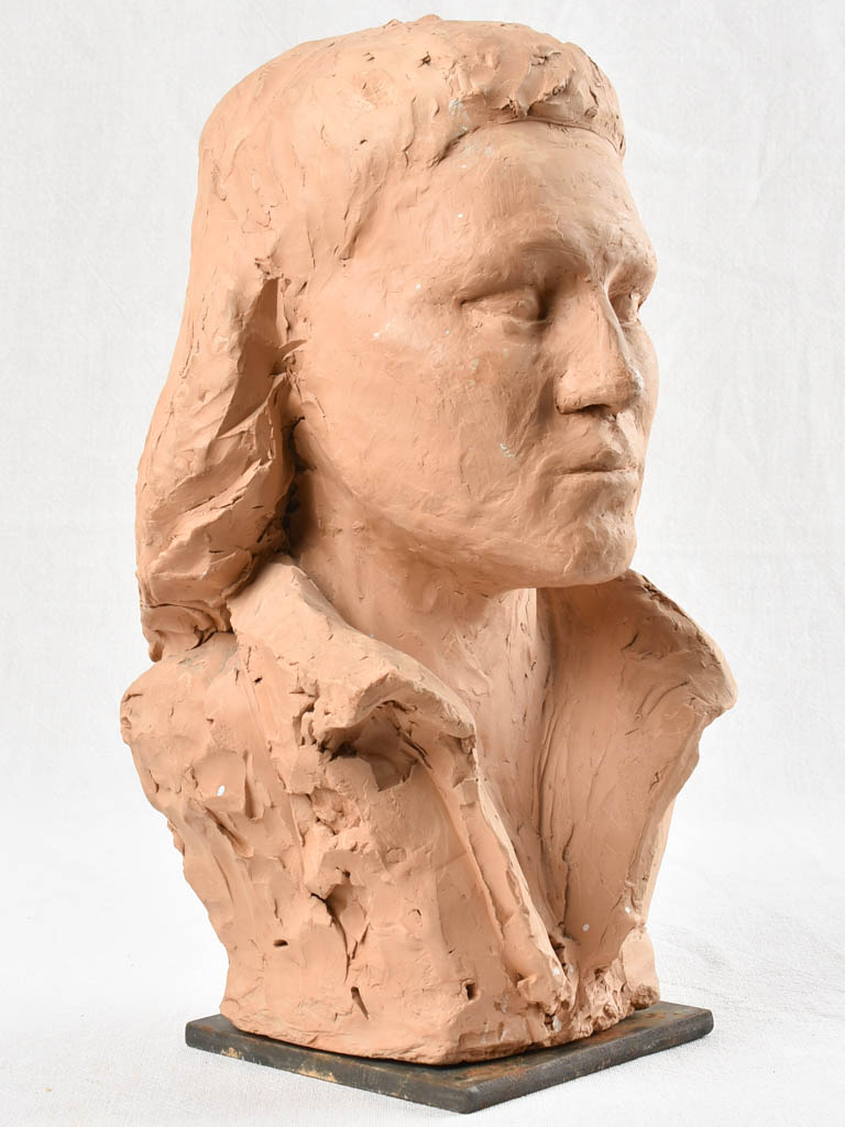 French-artistry Spinelli sculptured female bust