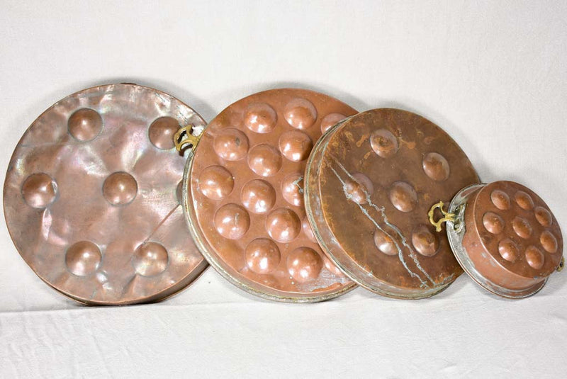 Provincial Copper French Egg Poaching Pan